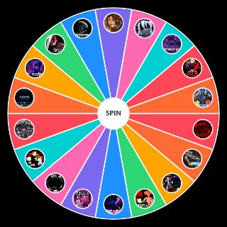 Random Roblox asymmetrical horror games Wheel