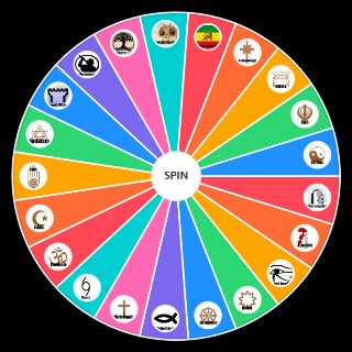 Random Major Religions Wheel