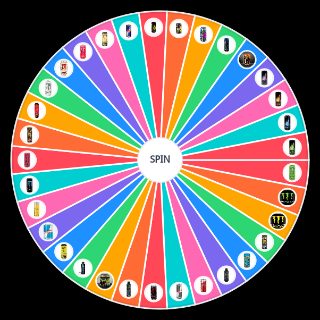 Random Bebidas energéticas Wheel