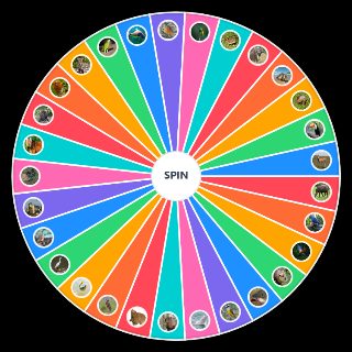 Animais da fauna do Brasil Wheel