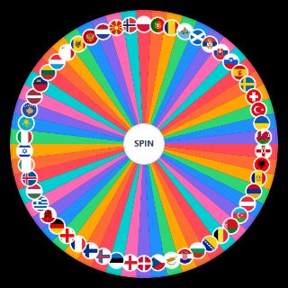 Random WORLD CUP 2026 QUALIFIERS UEFA Wheel
