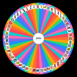 Random American Snacks and Candy Wheel