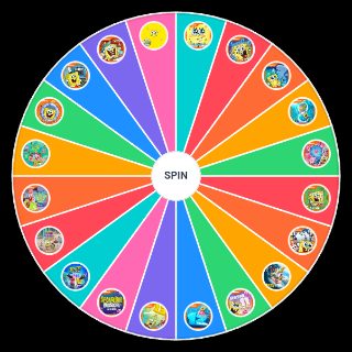 Spin the Wheel: SpongeBob Seasons and Movies (+Spinoffs) (Sqaure Icons)