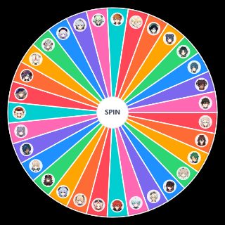 Genshin characters stabbing Wheel