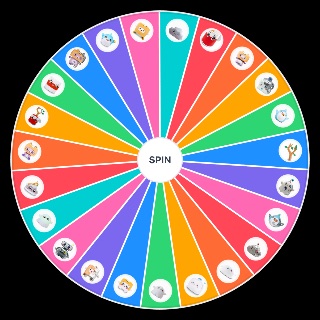 Spin the Wheel: Lankybox Plush toys/Plushies