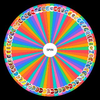 Childhood Snacks and Drinks Wheel