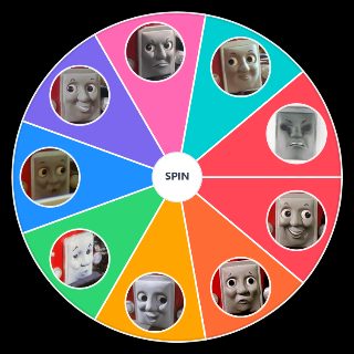 Random Thomas the Tank Engine Faces (Bertie) Wheel