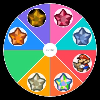 Random Paper Mario: The Thousand Year Door Crystal Stars Wheel