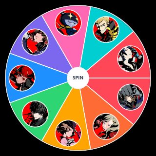 Random Persona 5 Royal Party Member Wheel