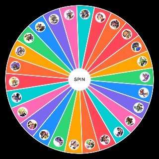 Random Splatoon Promo Characters Wheel