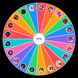 Spin the Wheel: Hazbin Hotel characters