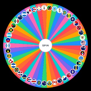 Flags of North America (including Territories) Wheel