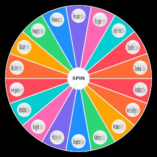 Random dnd 5e skills Wheel
