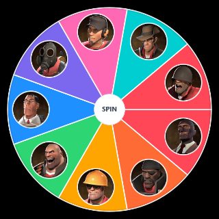 Random TF2 classes Wheel