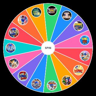 All Sonic Cartoons, Movies and Shorts Animation Wheel