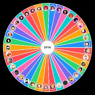 Random hell park characters >:) Wheel
