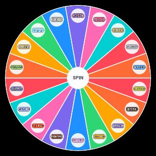 Spin the Wheel: Pokemon Type