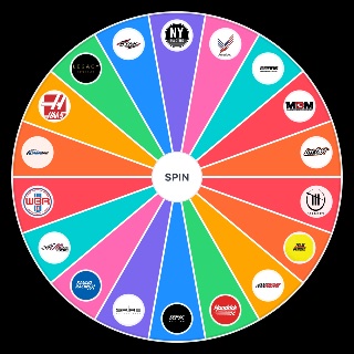 2025 NASCAR TEAMS Wheel