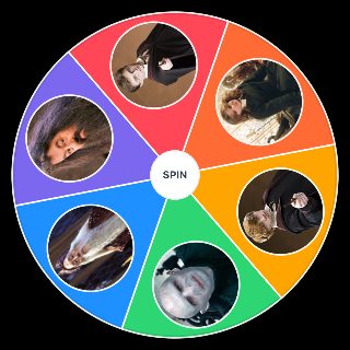 Spin the Wheel: Harry potter karakterleri katman listesi