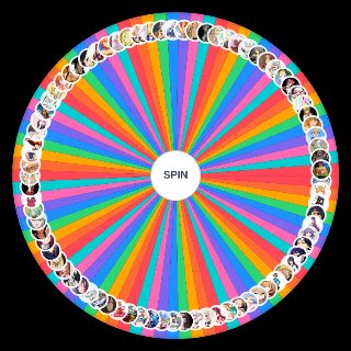 Random Best 81 Waifus Wheel