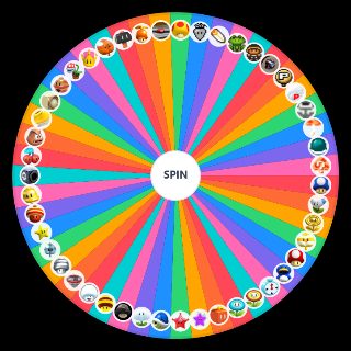 Super Mario Items Wheel