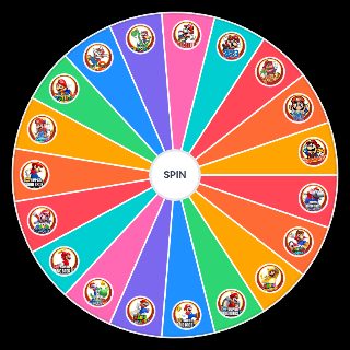 Super Mario Main Games (2023) Wheel
