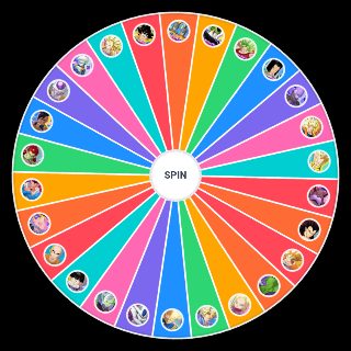 Random Dragonball Gekishin Squadra All Characters Wheel