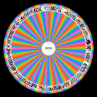 Random 135 Popular Power Scaling Characters Wheel