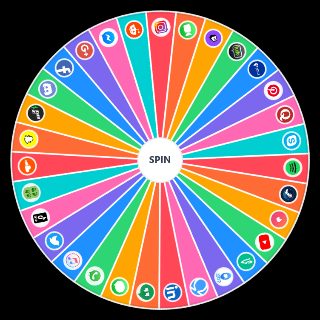 Random Social Media Wheel