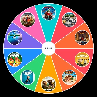 Random Aardman Animations Movies Wheel