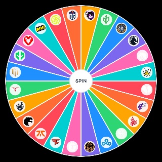 Random IEM Rio Major CSGO Team Logos Wheel