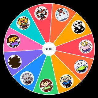 Deltarune Roaring Knight Candidates Wheel