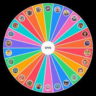 Random Power Rangers todas as temporadas Wheel