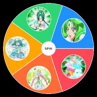 Spin the Wheel: Green precure