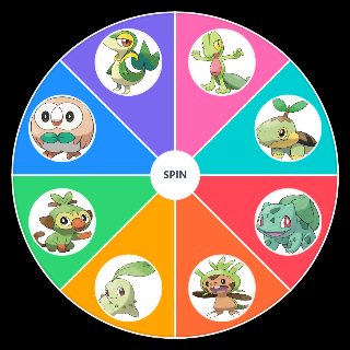 Random Pokemon Starters (Grass, Basic) Picker