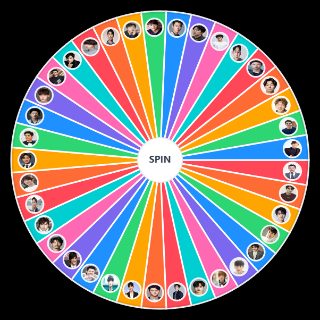 Random KDrama Male Actors Wheel