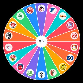 Random Bundesliga 25/26 Wheel