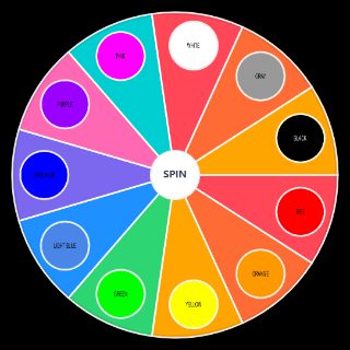 Spin the Wheel: Color