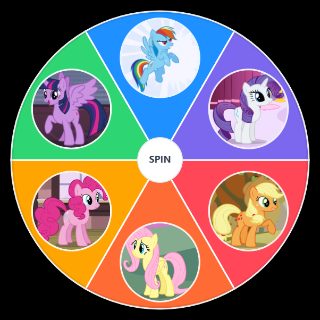 Choose a Random My Little Pony: FiM Mane 6