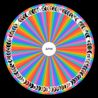 Random RYM top 100 albums Wheel