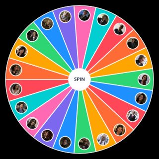 Random white collar characters Wheel