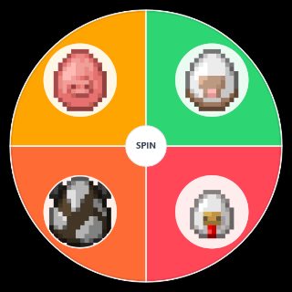 Random Minecraft New Spawn Eggs Wheel