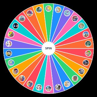Every main Pokemon game (up to 2023) Wheel