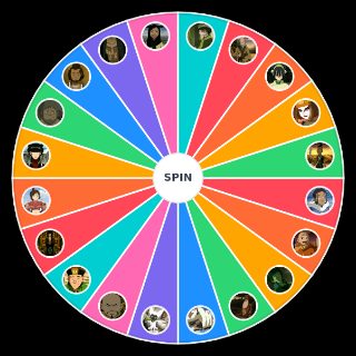 Random Avatar Book 2 Characters Wheel