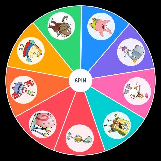 Spin the Wheel: Hottest SpongeBob Characters