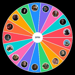 Star Wars movie villains Wheel