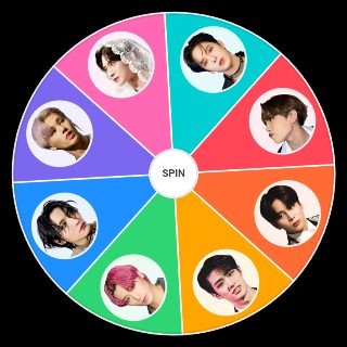 Ateez members Wheel