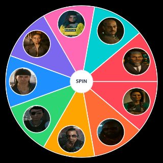 Random Cyberpunk 2077 fixers Wheel