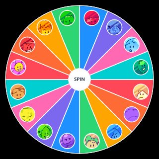 New BFB Voting Icons Wheel