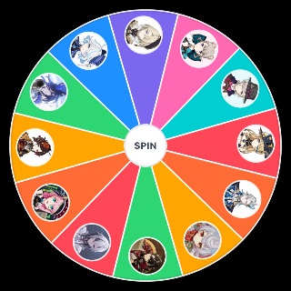 Genshin Impact Fontaine Character Wheel